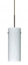 Besa Lighting 1JT-412319-LED-BR - Besa Stilo 10 LED Pendant Carrera Bronze 1x9W LED