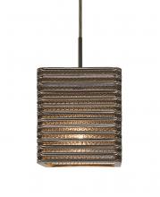 Besa Lighting 1JT-KIRK6-LED-BR - Besa, Kirk 6 Cord Pendant, Bronze Finish, 1x9W LED