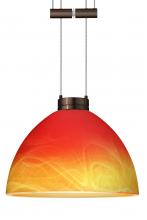 Besa Lighting 1XA-4679SL-BR - Besa Pendant Brella Bronze Solare 1x50W Halogen