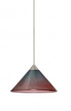 Besa Lighting 1XC-117691-LED-SN - Besa Pendant Kona Satin Nickel Bi-Color 1x5W LED