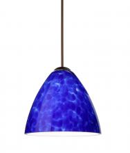 Besa Lighting 1XC-177986-LED-BR - Besa Pendant Mia Bronze Blue Cloud 1x5W LED