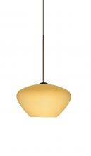 Besa Lighting 1XC-5410VM-LED-BR - Besa Pendant Peri Bronze Vanilla Matte 1x5W LED