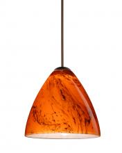 Besa Lighting 1XT-1779HB-LED-BR - Besa Pendant Mia Bronze Habanero 1x5W LED