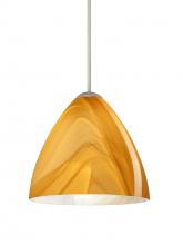 Besa Lighting 1XT-1779HN-LED-SN - Besa Pendant Mia Satin Nickel Honey 1x5W LED