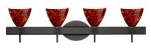 Besa Lighting 4SW-177941-BR - Besa Wall Mia Bronze Garnet 4x40W G9