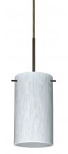 Besa Lighting B-440419-LED-BR - Besa Stilo 7 LED Pendant For Multiport Canopy Carrera Bronze 1x9W LED