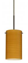 Besa Lighting B-4404OK-MED-BR - Besa Stilo 7 Pendant For Multiport Canopy Bronze Oak 1x40W B10 Med