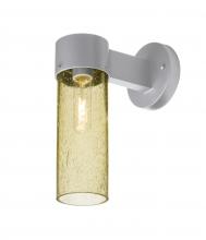 Besa Lighting JUNI10GD-WALL-SL - Besa, Juni 10 Outdoor Sconce, Gold Bubble, Silver Finish, 1x60W Medium Base