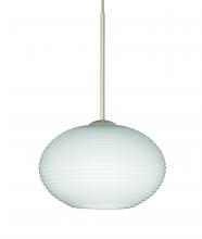 Besa Lighting RXP-561207-LED-SN - Besa Pendant Lasso Satin Nickel Opal Matte 1x5W LED