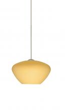 Besa Lighting X-5410VM-SN - Besa Pendant For Multiport Canopy Peri Satin Nickel Vanilla Matte 1x50W Halogen