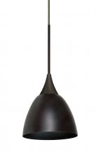 Besa Lighting XP-1858MB-LED-BR - Besa Divi Pendant, Metal Bronze, Bronze, 1x9W LED