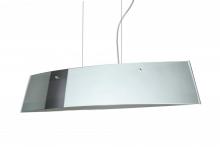 Besa Lighting LS4-4455MR-SN - Besa Pendant Silhouette 36 Satin Nickel Mirror/Frost 4x40W G9