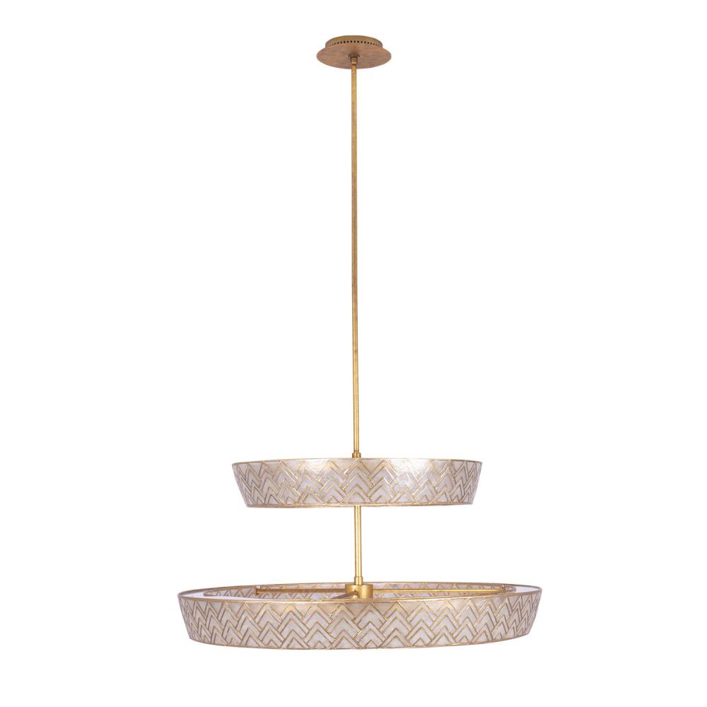 Geo 2-Tier LED Pendant