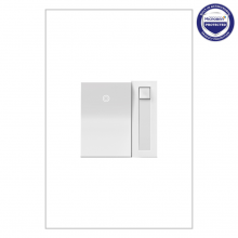 Legrand ADPD4FBL3P2W4 - adorne® 0-10V Paddle Dimmer, White, with Microban®