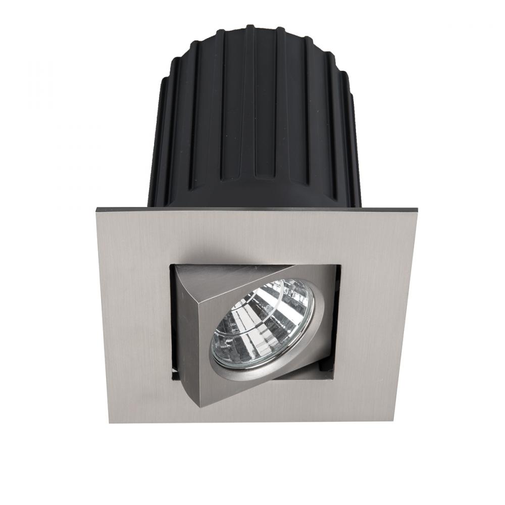 Ocularc 2.0 LED Square Adjustable Trim with Light Engine and New Construction or Remodel Housing