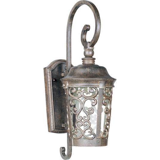 One Light Copper Wall Lantern