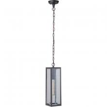 Craftmade Z4521-MN-SC - Deka 1 Light Large Outdoor Pendant in Midnight