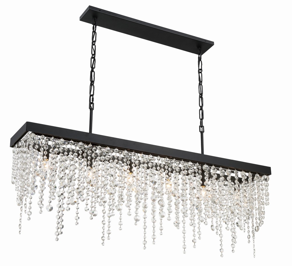 Winham 6 Light Black Forged Chandelier