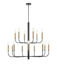 DVI DVP44045MF+GR - Olivia 2 Tier Chandelier