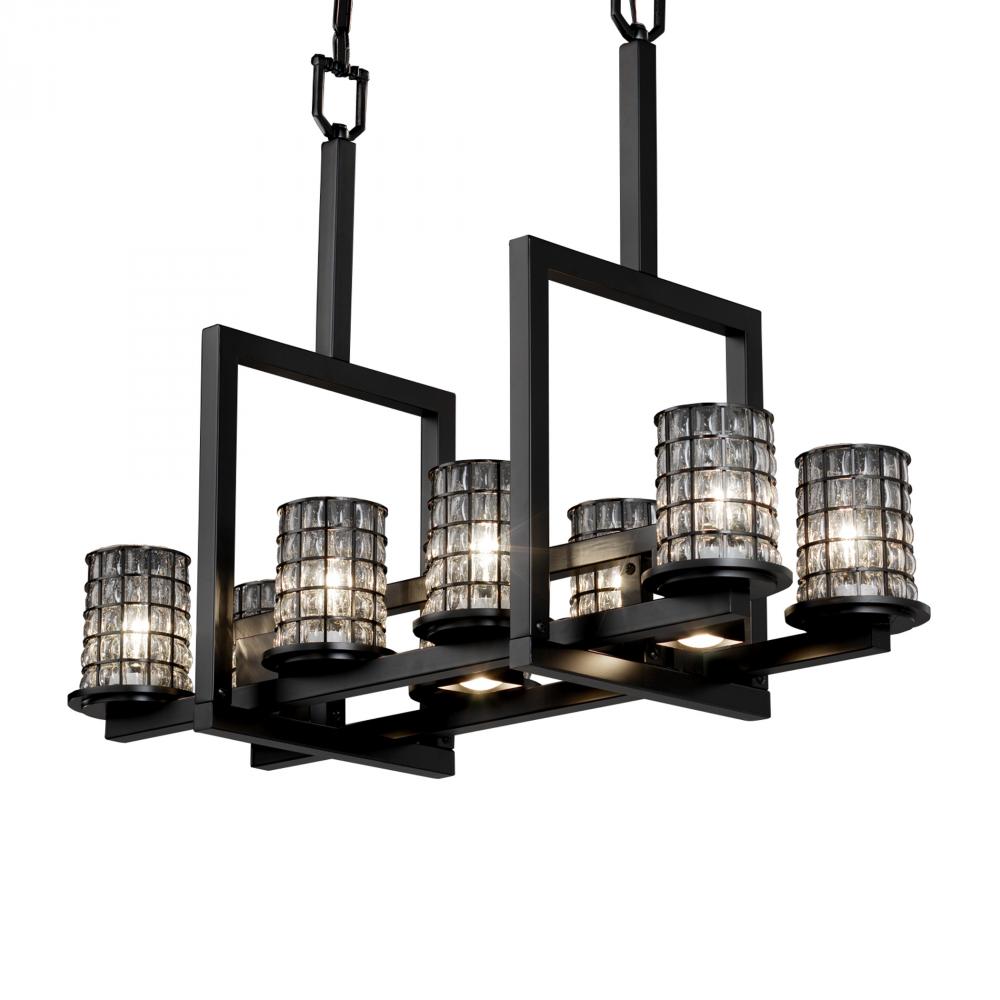 Dakota 8-Up & 3-Downlight Bridge Chandelier