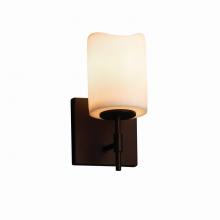 Justice Design Group CNDL-8411-14-CREM-DBRZ - Union 1-Light Wall Sconce (Short)