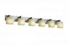 Justice Design Group CLD-8926-15-MBLK - Modular 6-Light Bath Bar