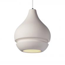 Justice Design Group CER-6400-BIS-NCKL-WTCD - Arabesque 1-Light Pendant