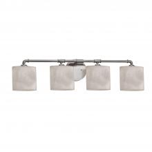 Justice Design Group CLD-8464-30-NCKL - Bronx 4-Light Bath Bar