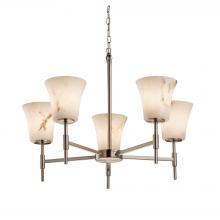 Justice Design Group FAL-8410-20-NCKL - Union 5-Light Chandelier