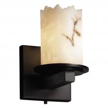 Justice Design Group FAL-8771-12-MBLK - Dakota 1-Light Wall Sconce