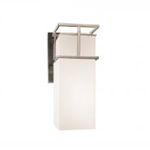 Justice Design Group FSN-8644W-OPAL-NCKL - Structure LED 1-Light Large Wall Sconce - Outdoor