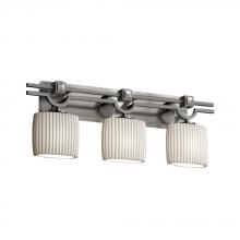 Justice Design Group POR-8503-30-PLET-CROM - Argyle 3-Light Bath Bar