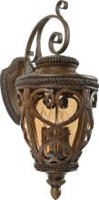 Quoizel FQ8314AW01 - Four Light Antique Brown Amber Seedy Glass Wall Lantern