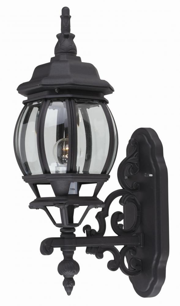 Francisco 1-Light Outdoor Beveled Glass Coach Wall Lantern