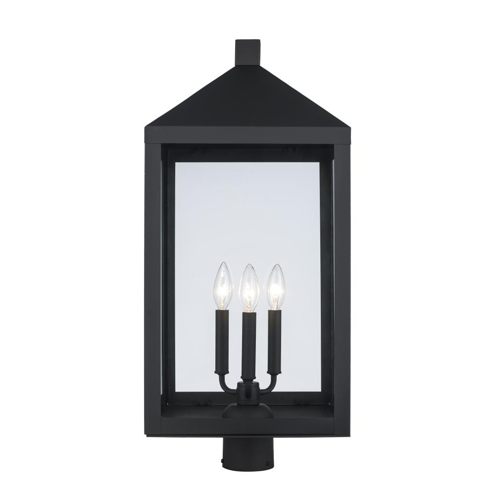 Tempest Post Lantern Black