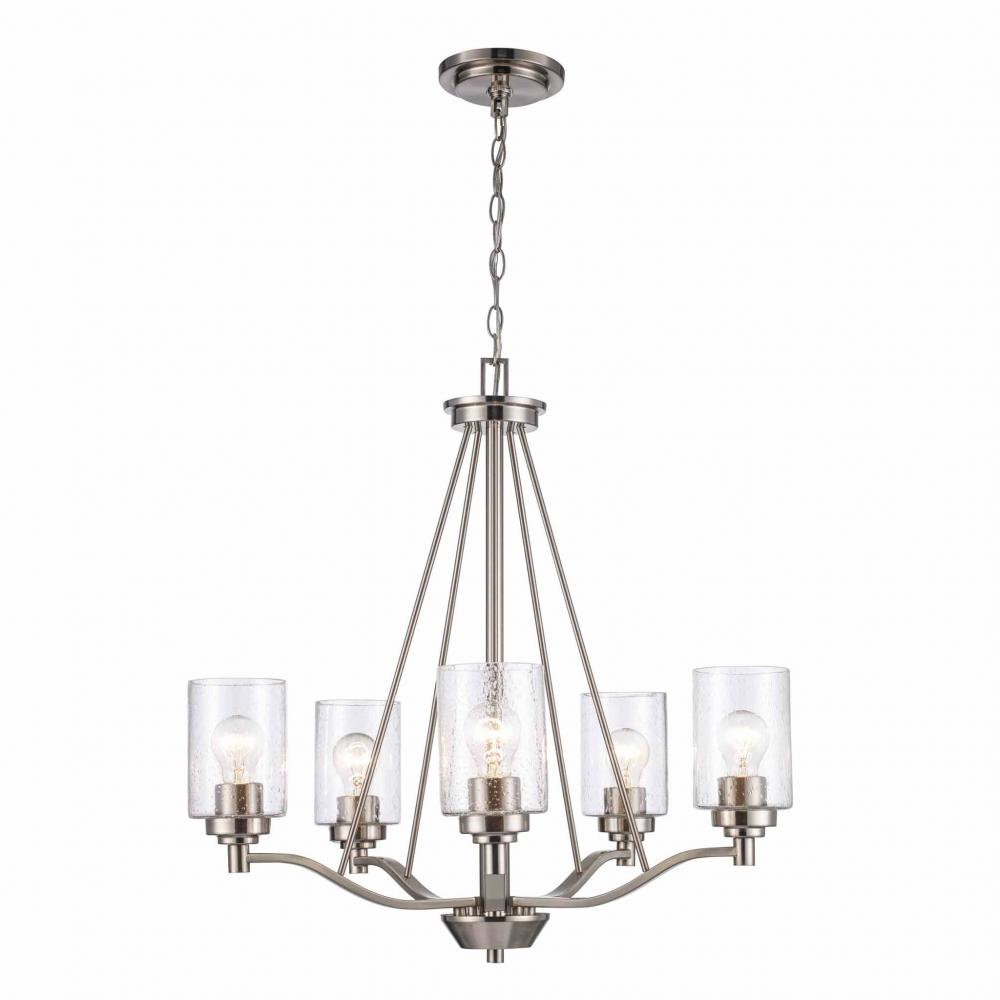 Mod Pod Chandeliers Brushed Nickel