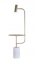 Bethel International MFL27PQ-GD - Floor Lamp Gold