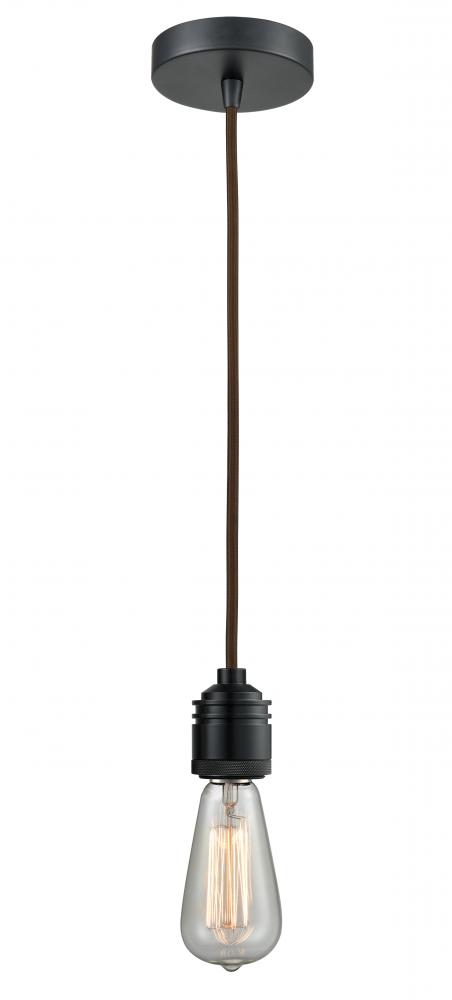 Winchester - 1 Light - 2 inch - Matte Black - Cord hung - Mini Pendant