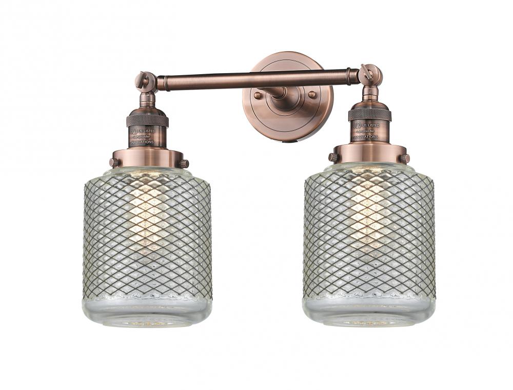 Stanton - 2 Light - 16 inch - Antique Copper - Bath Vanity Light