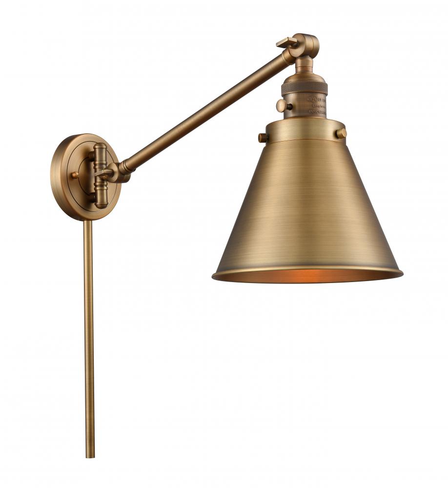 Appalachian - 1 Light - 8 inch - Brushed Brass - Swing Arm