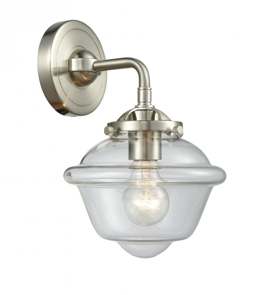 Oxford - 1 Light - 8 inch - Brushed Satin Nickel - Sconce