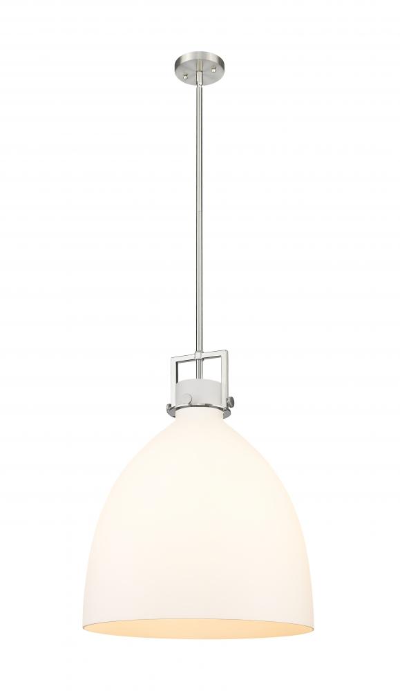 Newton Bell - 1 Light - 18 inch - Satin Nickel - Pendant