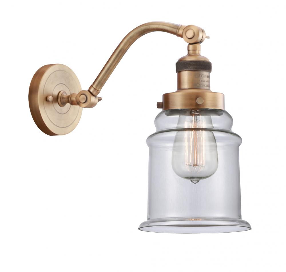 Canton - 1 Light - 6 inch - Brushed Brass - Sconce