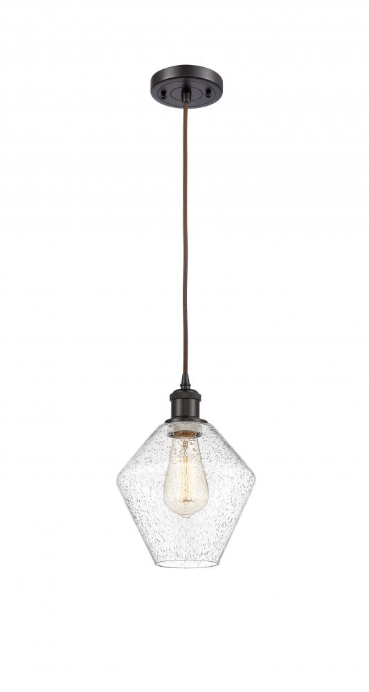 Cindyrella - 1 Light - 8 inch - Oil Rubbed Bronze - Cord hung - Mini Pendant