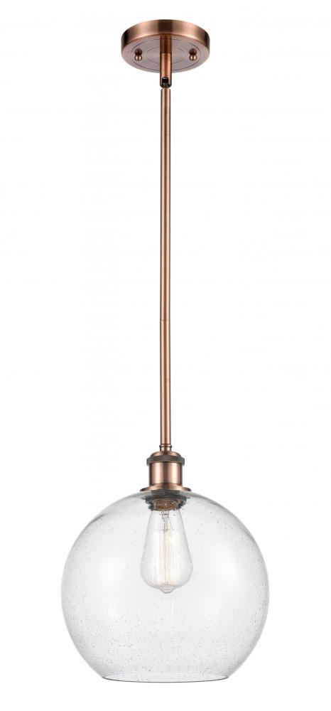 Athens - 1 Light - 10 inch - Antique Copper - Mini Pendant