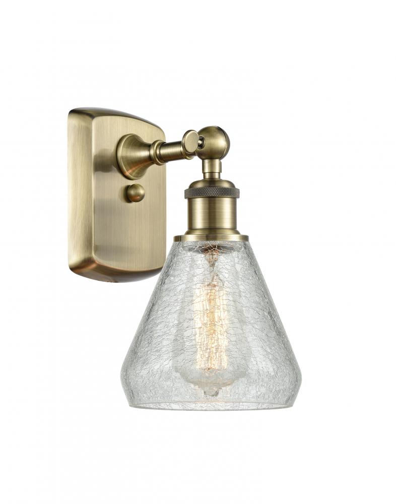 Conesus - 1 Light - 6 inch - Antique Brass - Sconce