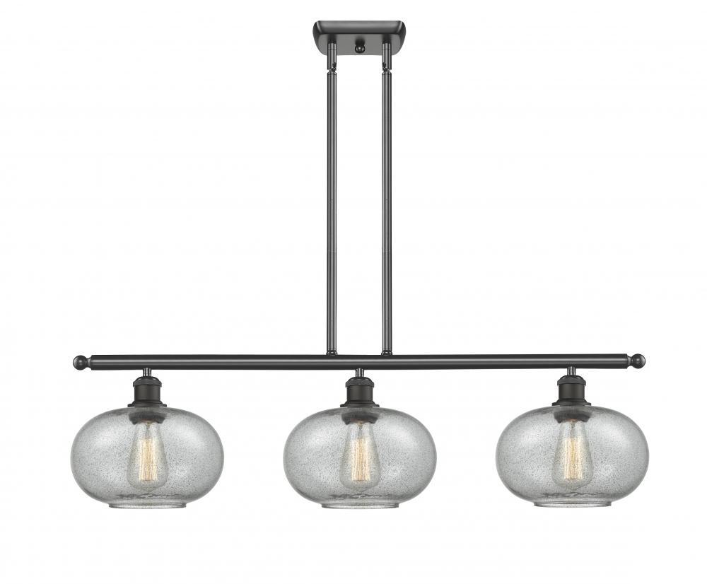 Gorham - 3 Light - 36 inch - Oil Rubbed Bronze - Cord hung - Island Light