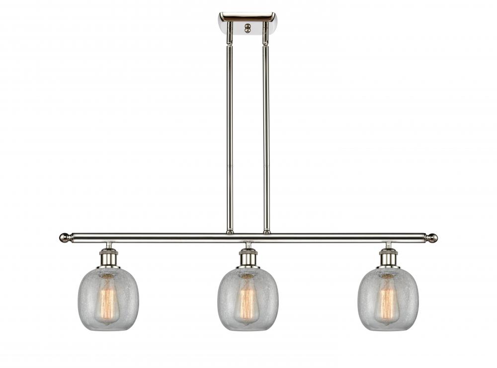 Belfast - 3 Light - 36 inch - Polished Nickel - Cord hung - Island Light