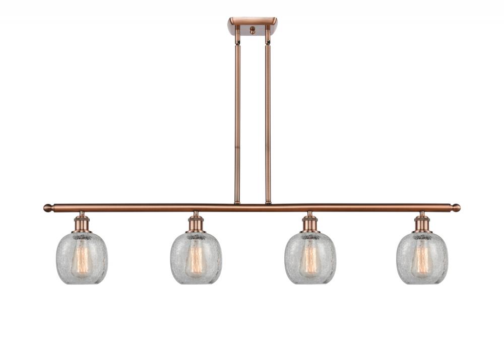 Belfast - 4 Light - 48 inch - Antique Copper - Cord hung - Island Light