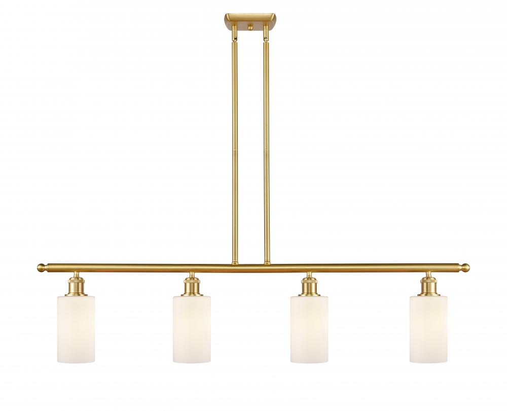 Clymer - 4 Light - 48 inch - Satin Gold - Cord hung - Island Light